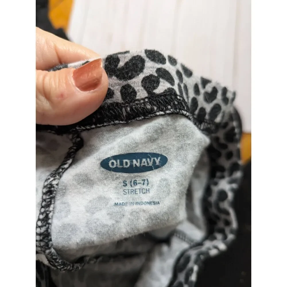 Old Navy Girls Leopard Print Stretch Shorts